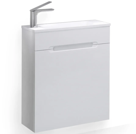 Тумба с раковиной Jorno Folk 65 белая Folk.01.65/P/W/JR