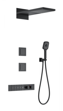 Душевая система Wonzon & Woghand WW-D4538-A-MB