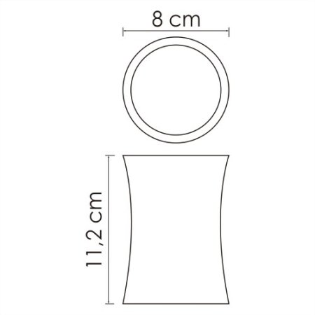 Стакан WasserKRAFT Salm K-7628 (серый)