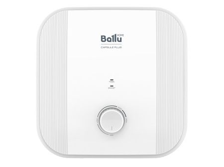 Водонагреватель Ballu BWH/S 15 Capsule Plus O над раковиной