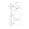 Смеситель для ванны Rossinka A35-30