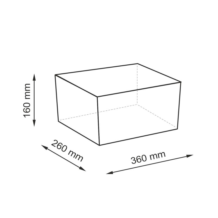 Корзина WasserKRAFT Weida WB-310-M 
