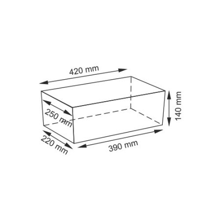 Корзина плетеная WasserKRAFT Lossa WB-120-L