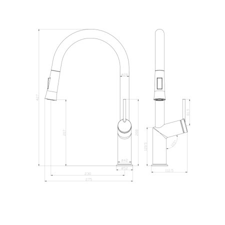 Смеситель Lemark Minima LM3850C для кухни