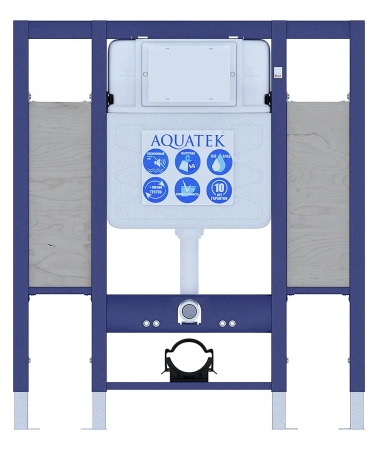 Инсталляция для унитаза Aquatek INS-0000015 для лиц с ограниченными возможностями