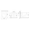 Унитаз подвесной Am.Pm Sense FlashClean C741701SC