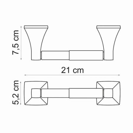 Держатель т/б WasserKRAFT Wern K-2522