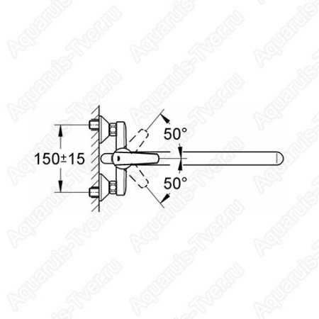 Смеситель Grohe Multiform для ванны