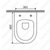 Унитаз подвесной Am.Pm Spirit 2.0 C701700WH