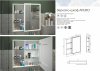 Шкаф-зеркало Continent Aperio LED 80см правый