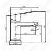 Смеситель для раковины Dorff Prime D4002100