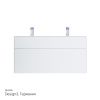 Тумба с раковиной Am.Pm Inspire V2.0 120 белый матовый M50AFHX1203WM