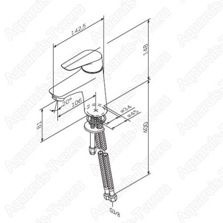 Смеситель для раковины Am.Pm Joy F85E02100