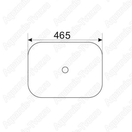 Раковина CeramaLux 46,5см D1333H131