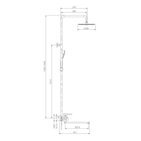 Душевая система Prohanss P31.24.03