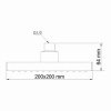 Верхний душ WasserKRAFT 20см A028