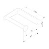 Держатель т/б Am.Pm Inspire V2.0 A50A34122
