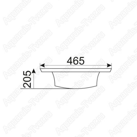 Раковина CeramaLux 80см NYJ851-80