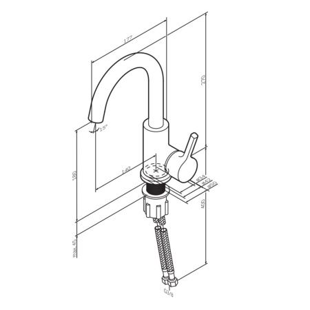 Смеситель для раковины Am.Pm X-Joy F85B02700