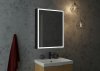 Шкаф-зеркало Continent Mirror Box black Led 60см