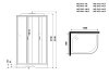 Душевая кабина Niagara 120x80 NG-3312-14L