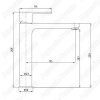 Смеситель для раковины E.C.A. Nita 102188035EX