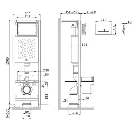 Инсталляция для унитаза Am.Pm ErgoFit M I012711.0301