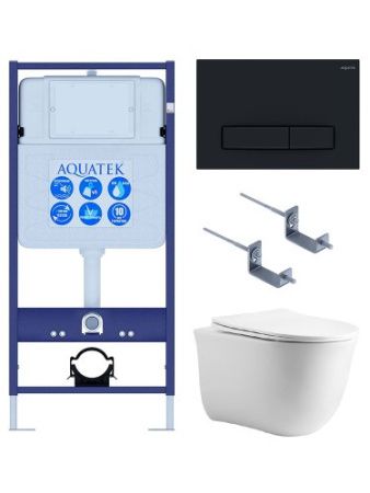Инсталляция Aquatek с унитазом Aquatek Классик SET AQUATEK КЛАССИК cm-025 4в1