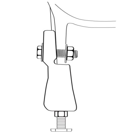 Ножки для чугунной ванны Jacob Delafon Archer, Lovee и Reve 1172T-NA