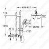 Душевая система Grohe Tempesta Cosmopolitan 210 27922001