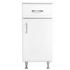 Тумба напольная Stella Polar Концепт 35см белый глянец