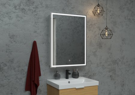 Шкаф-зеркало Continent Allure LED 55см правый