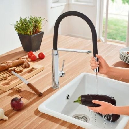 Смеситель Grohe Concetto для кухни с гибким изливом