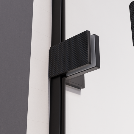 Душевая дверь в проем Veconi Alassio AL-BB 130см стекло чёрное AL-130-11-BB-C4 Душевая дверь в проем Veconi Alassio AL-BB 130см стекло чёрное AL-130-11-BB-C4