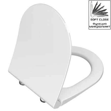 Крышка-сиденье Vitra S50/S40/Integra Round тонкое с микролифтом