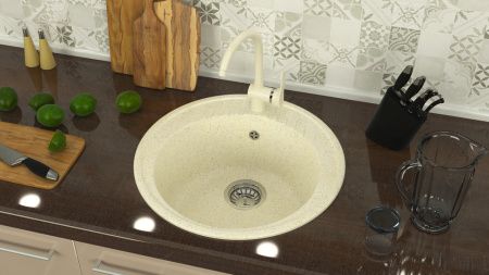 Мойка кухонная Marrbaxx 51.5 темно-серый 1026-6