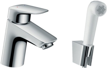 Смеситель Hansgrohe Logis для раковины с гигиеническим душем