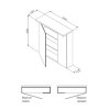 Шкаф-зеркало Am.Pm Spirit 2.0 60см (R) с подсветкой M70AMCR0601WG