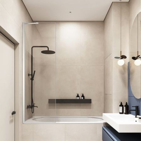 Шторка для ванны Veconi Palau 70см PL84-70-01-C8
