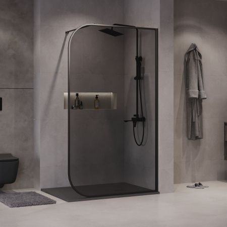 Душевая перегородка Niagara Nova NG-689-90TBLACK 90см