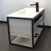 Тумба с раковиной Comforty Бонн 90см дуб дымчатый