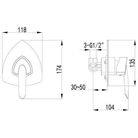 Смеситель Lemark Mars LM3523C