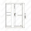 Душевая кабина Orans SR-89102S (L) 150x100 с парогенератором (черная) Душевая кабина Orans SR-89102S (L) 150x100 с парогенератором (черная)