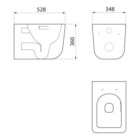 Унитаз подвесной Point Меркурий PN41831