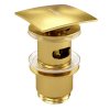 Донный клапан WasserKRAFT A165 Клик-клак (матовое золото)