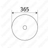 Раковина CeramaLux 36,5см С1054