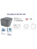 Унитаз подвесной WeltWasser Salzbach 043 MT-GR 10000010283