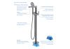 Смеситель для ванны Aquatek Бетта AQ1145BGM