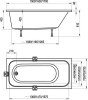 Акриловая ванна Ravak Chrome 170x75