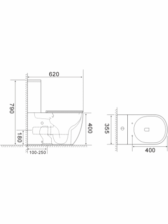 Унитаз-компакт Aquatek Optima Plus AQ4452-00